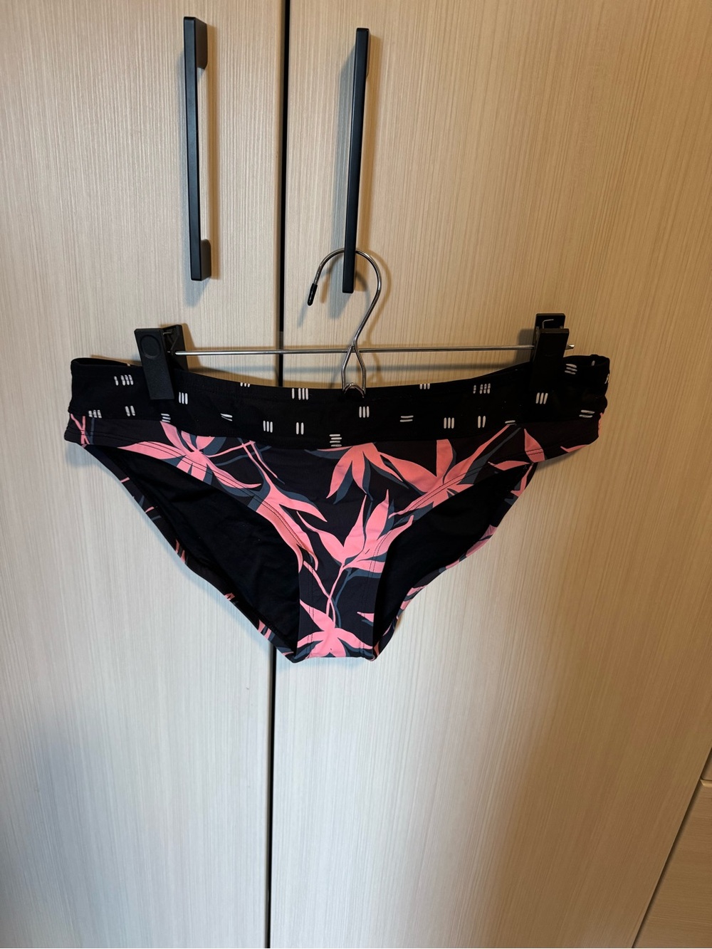 Carve Designs Black Swim Bottom with Blue Logo